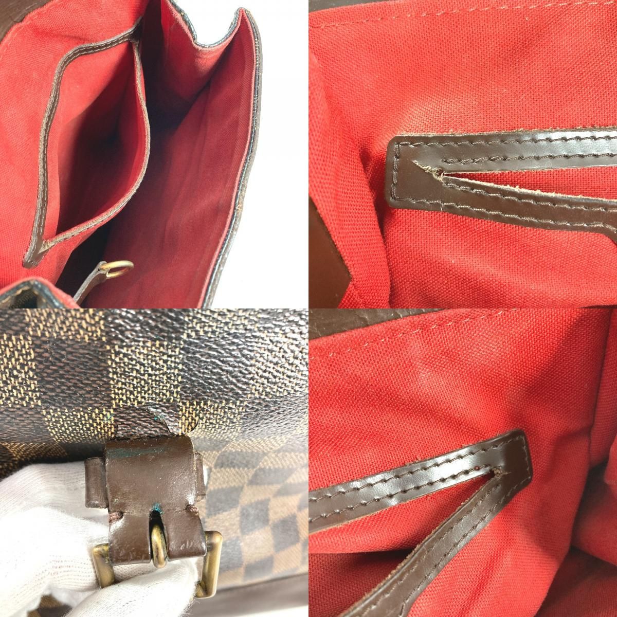 Louis Vuitton Backpack Soho Damier Canvas Ebene Brown — view 8