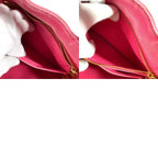 Prada Shoulder Bag Logo Canapa Mini Canvas Pink — view 9