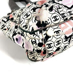 Chanel Shoulder Bag Logo CC All Over Pattern Leather Canvas Multicolor — view 6