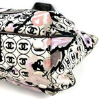 Chanel Shoulder Bag Logo CC All Over Pattern Leather Canvas Multicolor — view 7