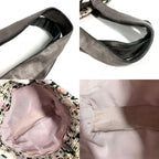 Chanel Shoulder Bag Logo CC All Over Pattern Leather Canvas Multicolor — view 8