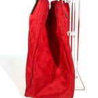 Gucci Shoulder Bag Logo GG Leather Nylon Red — view 3