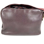 Louis Vuitton Shoulder Bag Reporter PM Taiga Leather Acajou Purple — view 4