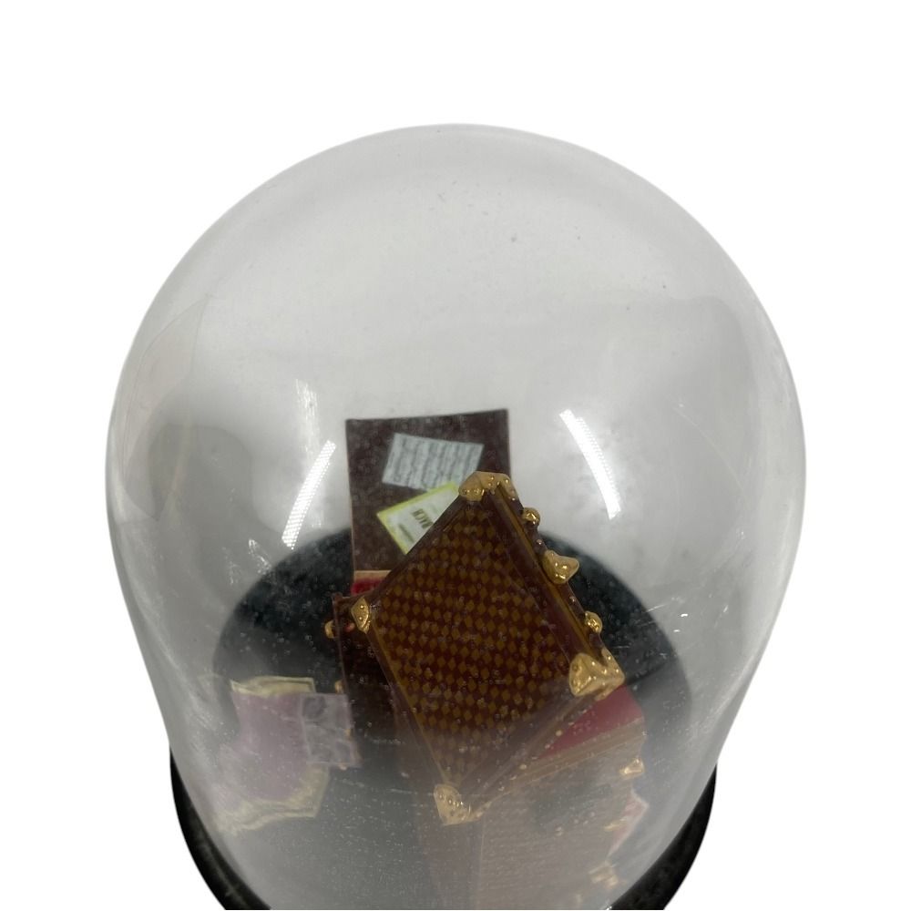 Louis Vuitton Object Trunk Box Snow Dome Glass Black — view 6