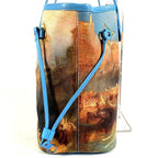 Louis Vuitton Shoulder Bag Neverfull MM Leather Blue — view 4