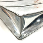 Louis Vuitton Handbag Sac Plat Leather Silver — view 5