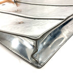 Louis Vuitton Handbag Sac Plat Leather Silver — view 4