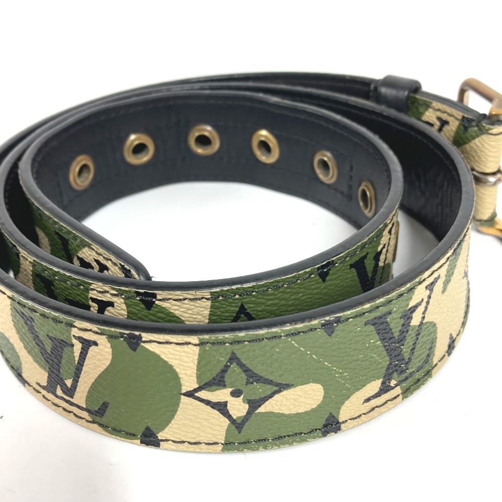 Louis Vuitton Belt Ceinture Monogram Flage Canvas Khaki — view 5