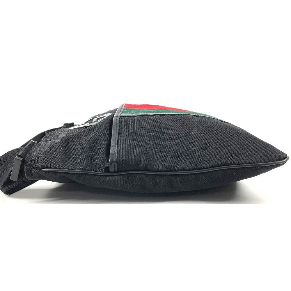 Gucci Shoulder Bag GG Logo Nylon Black — view 4