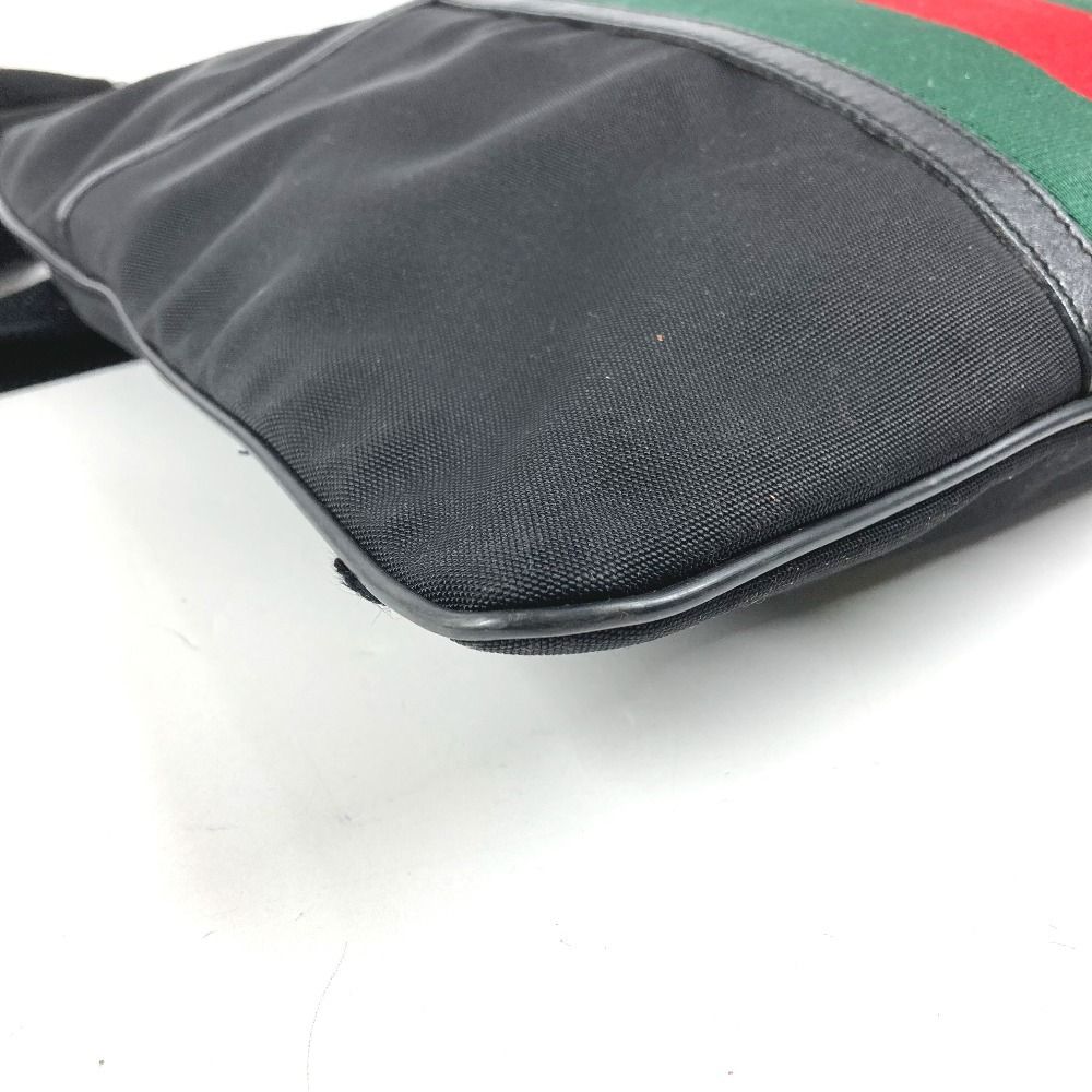 Gucci Shoulder Bag GG Logo Nylon Black — view 6