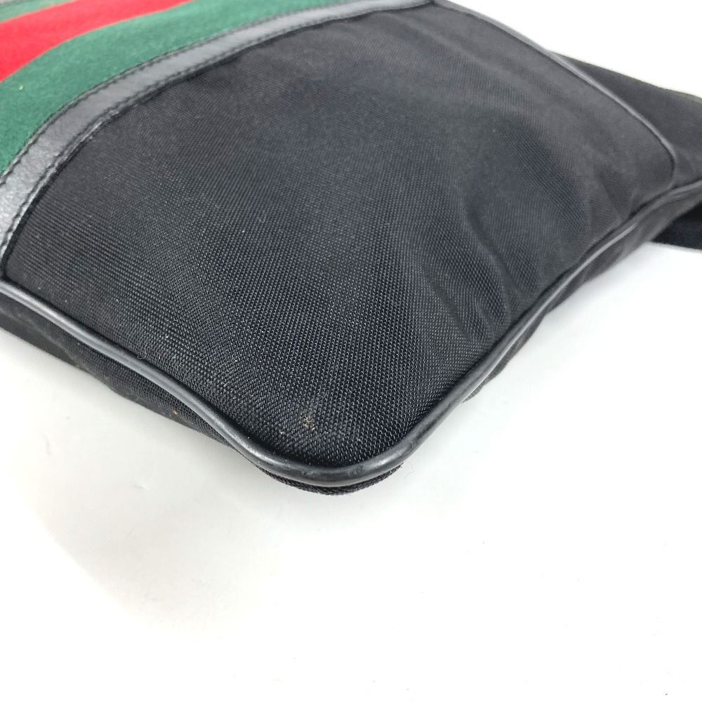 Gucci Shoulder Bag GG Logo Nylon Black — view 7