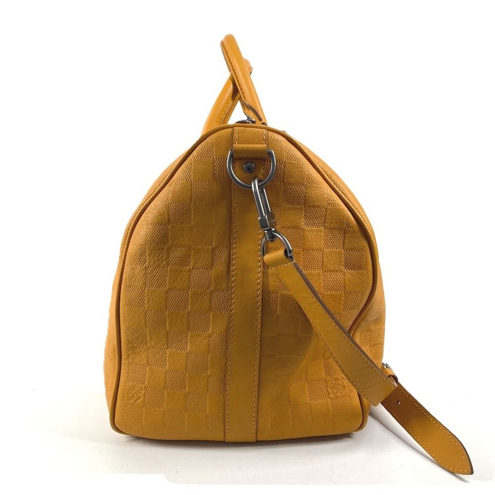 Louis Vuitton Boston Bag Keepall Bandouliere 45 Damier Infini Leather Solaru — view 3