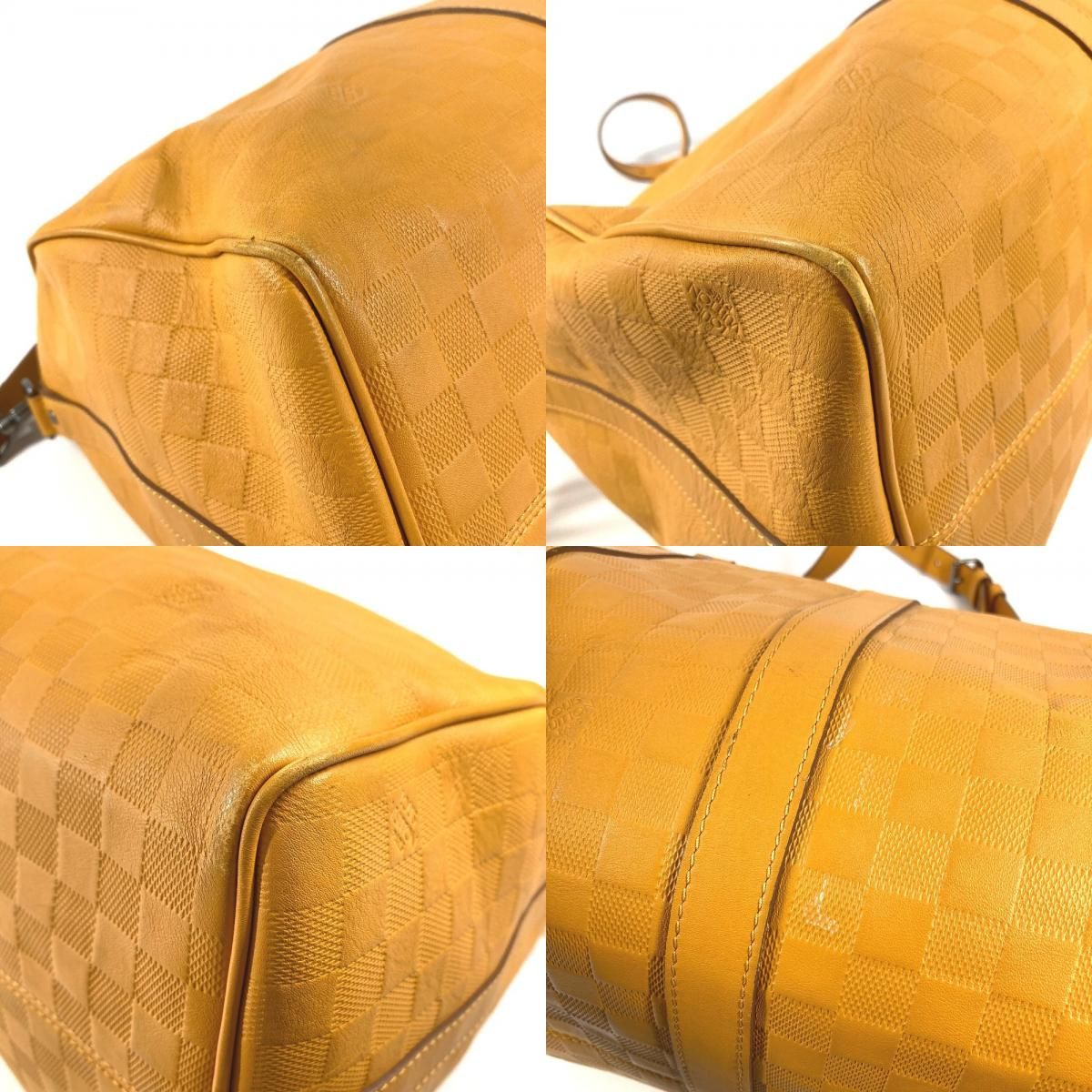 Louis Vuitton Boston Bag Keepall Bandouliere 45 Damier Infini Leather Solaru — view 7