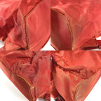 Prada Backpack Sac Triangle Logo Nylon Red — view 7