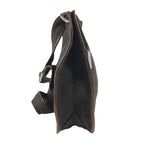 Gucci Shoulder Bag GG Logo Leather Canvas Brown — view 4