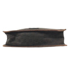 Gucci Shoulder Bag GG Logo Leather Canvas Brown — view 5