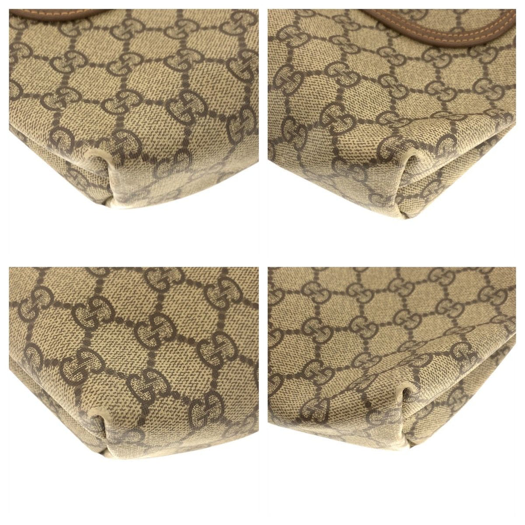 Gucci Sherry Line Beige Green Red GG Supreme Canvas 002 58 Tote Shoulder Bag — view 3
