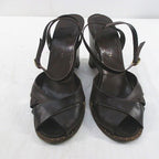 Louis Vuitton Sandals Wedge Sole Cross — view 5