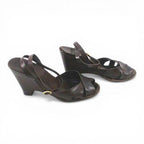 Louis Vuitton Sandals Wedge Sole Cross — view 3