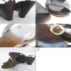 Louis Vuitton Sandals Wedge Sole Cross — view 9