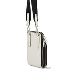 Prada Shoulder Bag Triangle Smartphone Saffiano White — view 2
