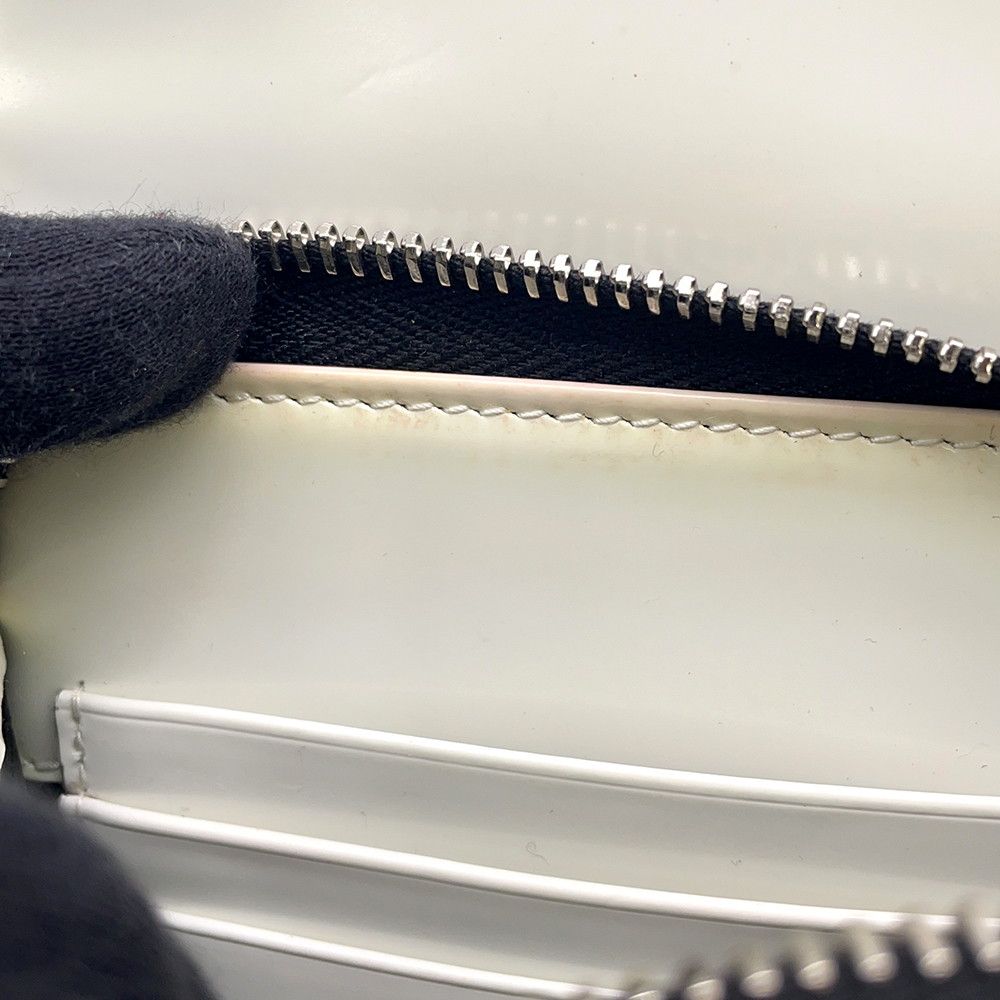 Prada Shoulder Bag Triangle Smartphone Saffiano White — view 9