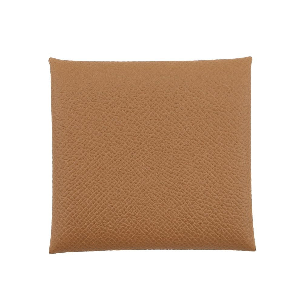 Hermes Coin Case Bastia Gold Epsom Purse Wallet — view 3