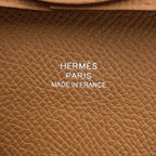 Hermes Coin Case Bastia Gold Epsom Purse Wallet — view 7