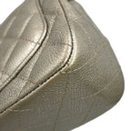 Chanel Chain Shoulder Bag Mini Quilted CC Logo Caviar Leather — view 9