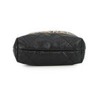 Chanel Handbag Mini CC Logo Shiny Calf Leather 2-Way Black — view 3
