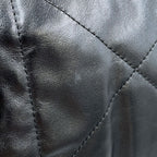 Chanel Handbag Mini CC Logo Shiny Calf Leather 2-Way Black — view 7