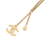 Chanel Necklace CC Logo Rhinestone — view 3