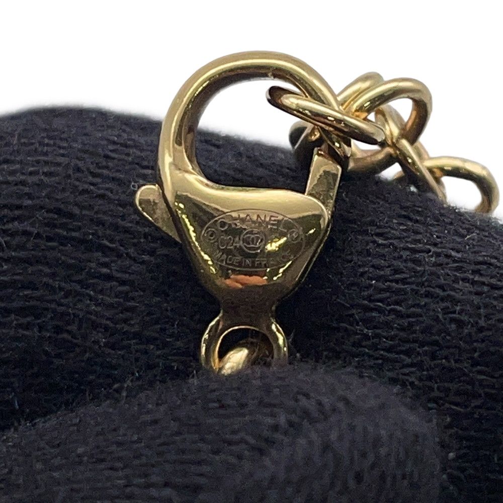Chanel Necklace CC Logo Rhinestone — view 8