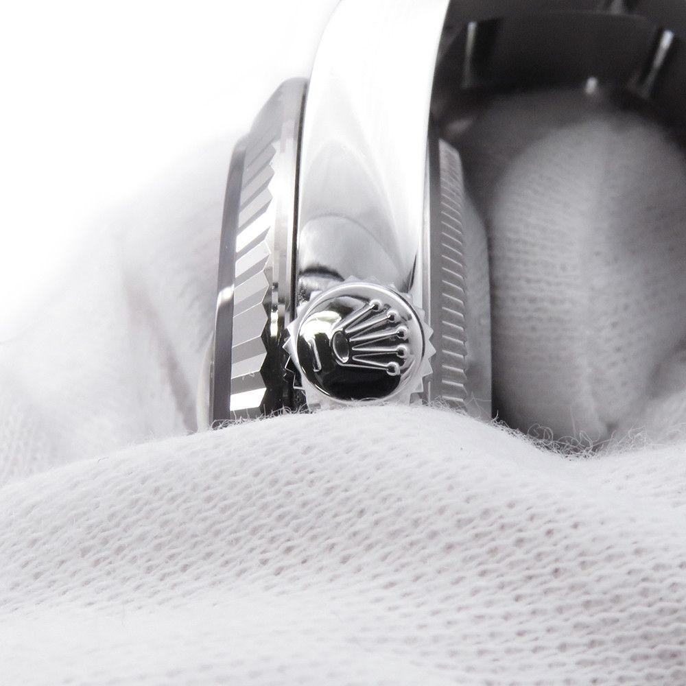 Rolex Datejust 36 SS 18k White Gold Roulette Aubergine Dial 69 Diamonds — view 9
