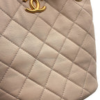 Chanel Chain Shoulder Bag Small Quilted CC Logo Lambskin 2-Way — view 7