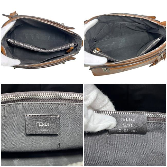 Fendi Shoulder Bag Visible Brown — view 3
