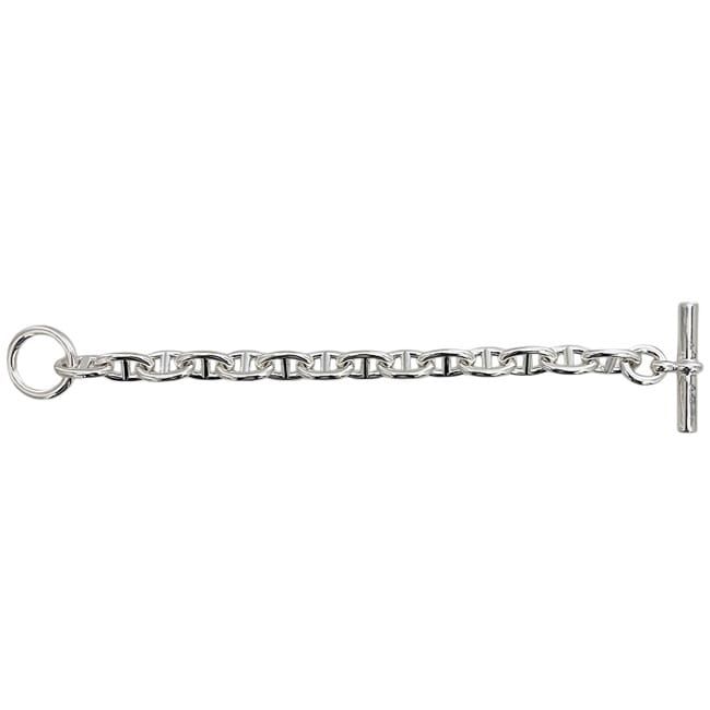 Hermes Bracelet Chaine D'ancre MM Silver — view 3