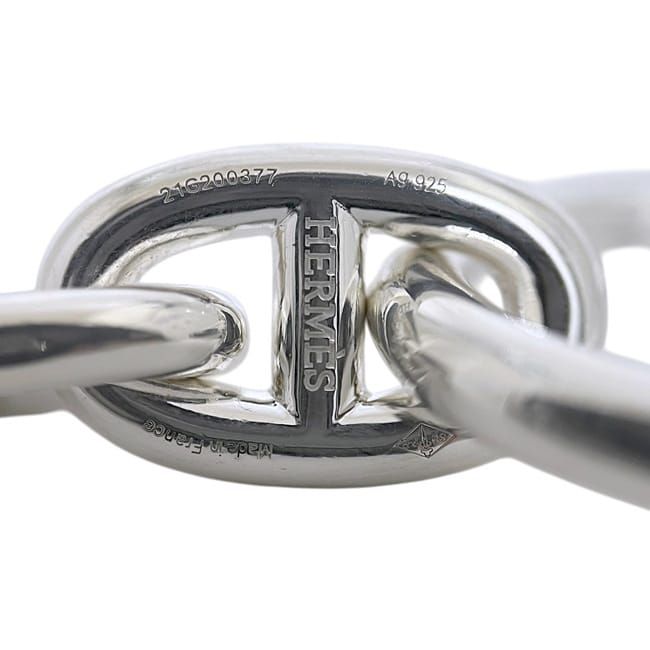 Hermes Bracelet Chaine D'ancre MM Silver — view 5