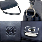 Loewe 2-Way Bag Navy Blue Anagram — view 4