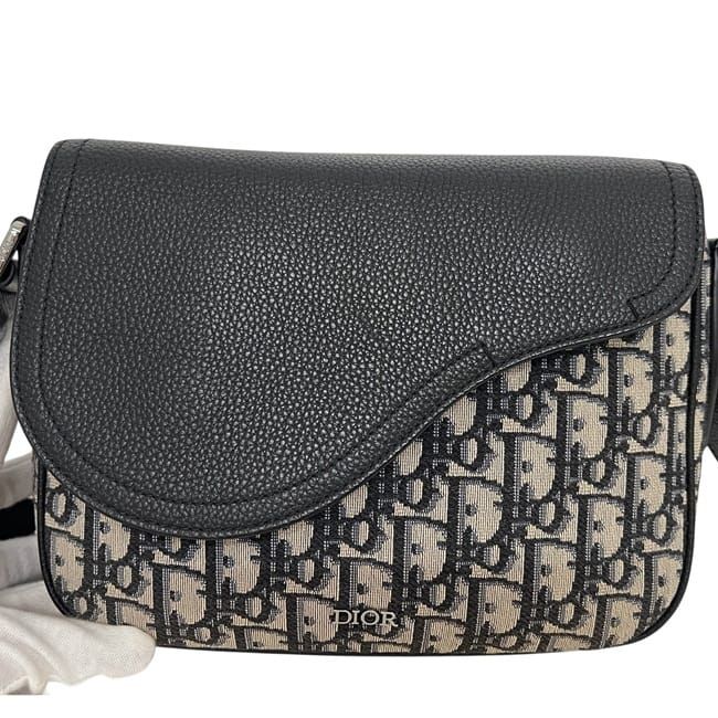 Dior Shoulder Bag Navy Dark Blue — view 9