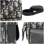 Dior Shoulder Bag Navy Dark Blue — view 7