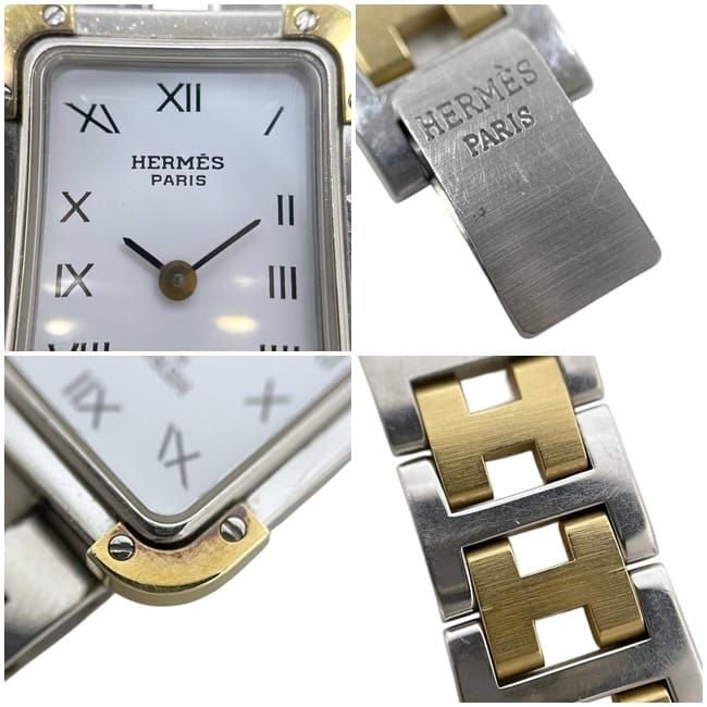 Hermes Watch Croajour White Silver Gold — view 5