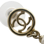 Chanel Swing Earrings Gold Black White Multicolor — view 5