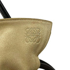 Loewe 2-Way Drawstring Bag Flamenco Knot Beige Dark Brown — view 5