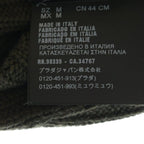 Prada Logo Label Wool Rib Knit Cap Beanie Hat Brown Sweater — view 8