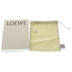 Loewe Vertical Wallet Compact Bifold Coin Case Green Khaki Leather Gold — view 6