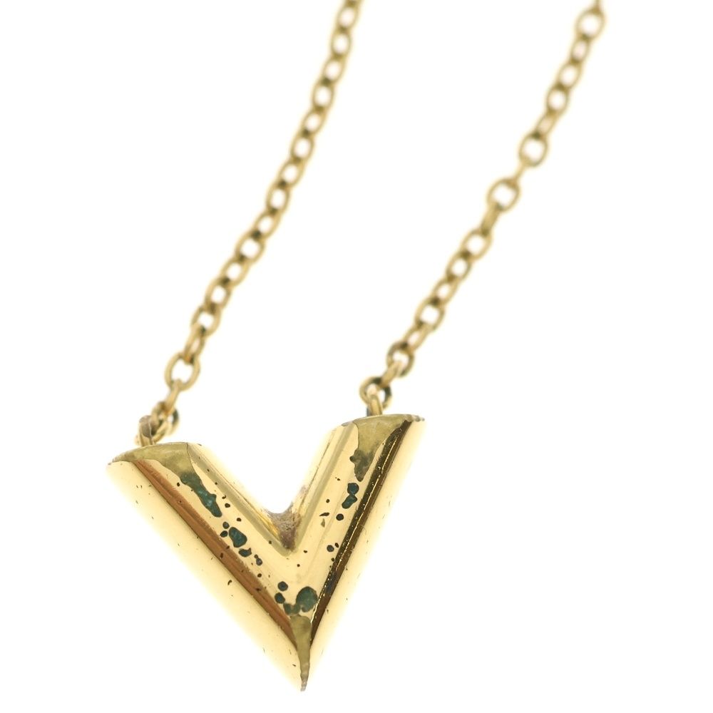 Louis Vuitton Essential Pendant Necklace Gold — view 5