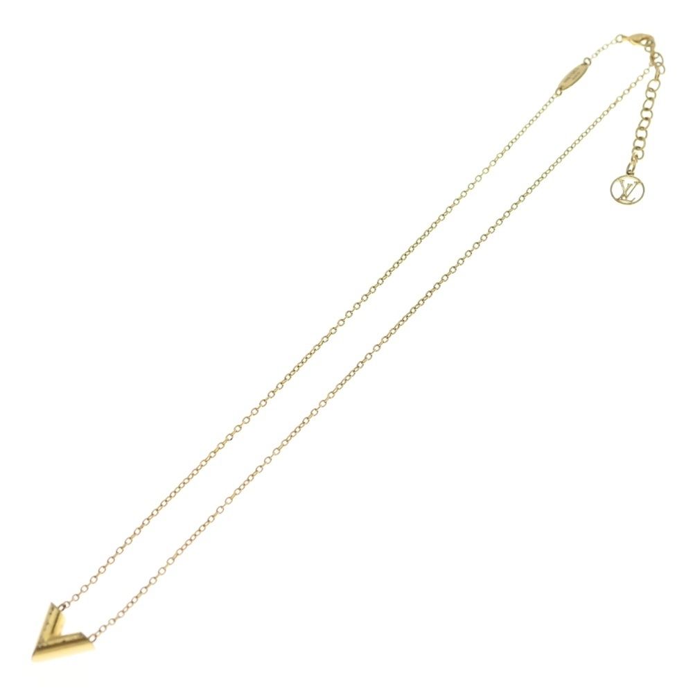 Louis Vuitton Essential Pendant Necklace Gold — view 2