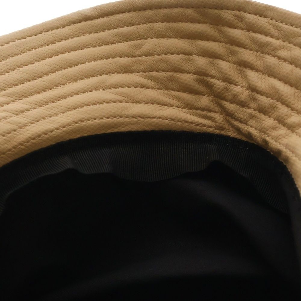 Dior Logo Embroidery Canvas Bucket Hat Beige — view 5