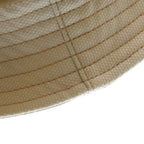 Dior Logo Embroidery Canvas Bucket Hat Beige — view 6